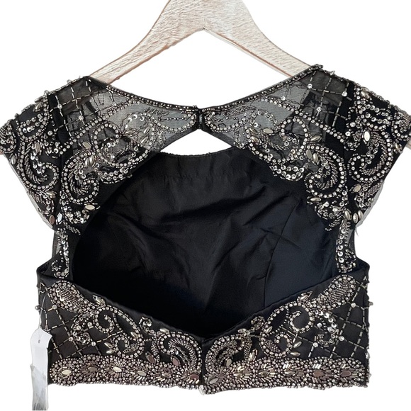 AFTER FIVE beautiful beading top - Picture 7 of 7